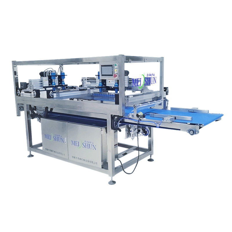 Automatic Sheet Cake Cutting Machine with Conveying Belt