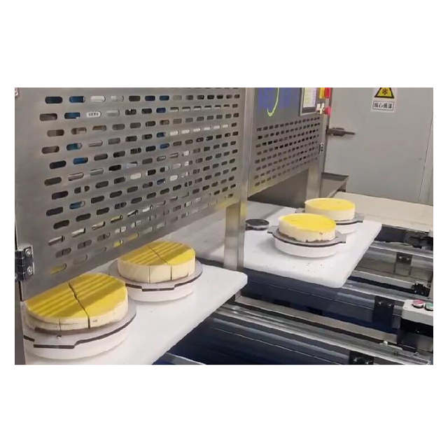 High Efficiency Round Cake Cutting Machine