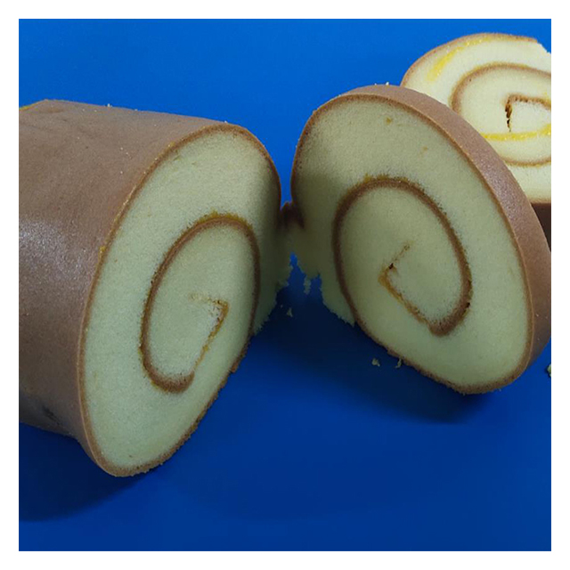 Inline Ultrasonic Swiss Roll Cutting for Mass Production