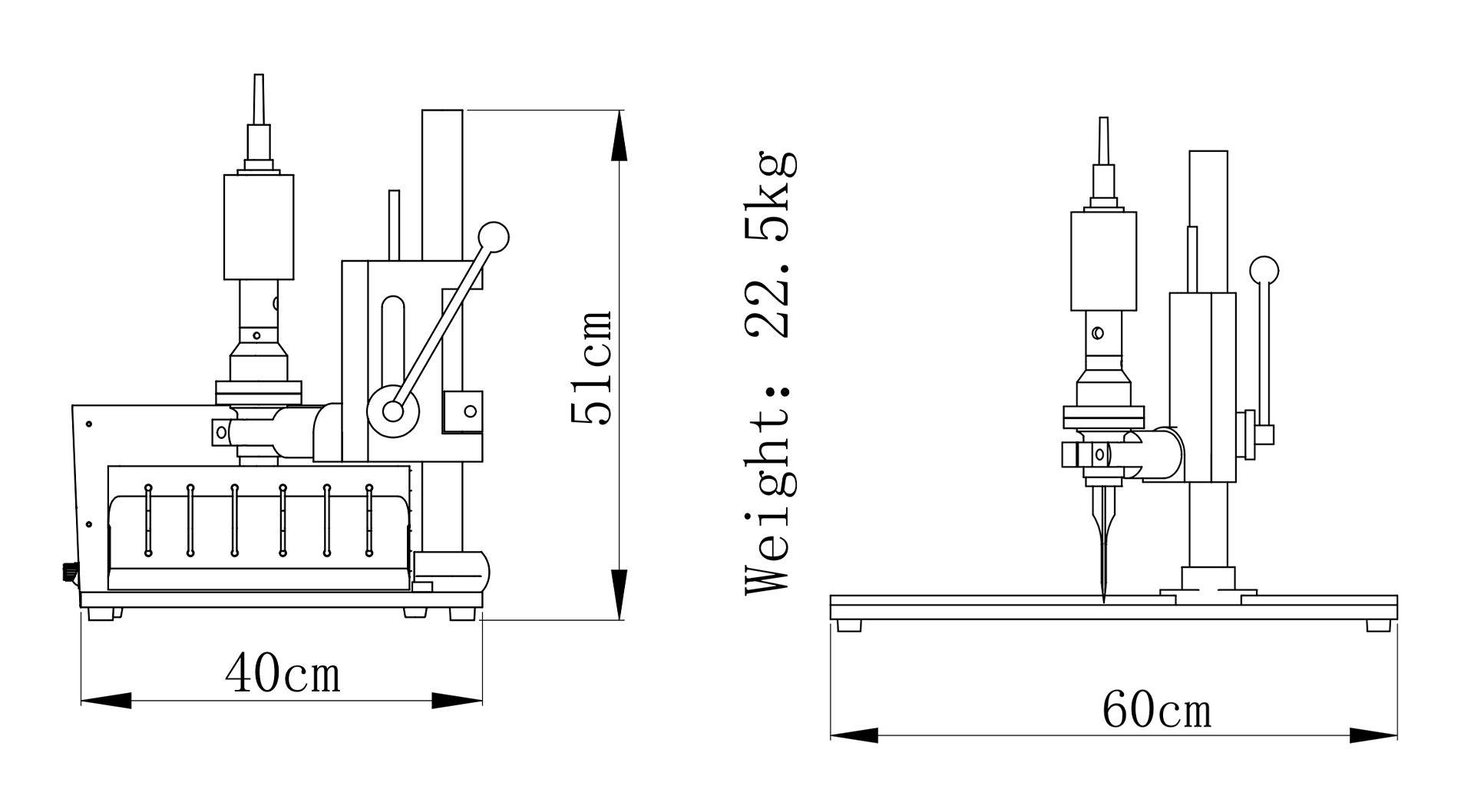 table top manual ultrasonic cutter 7